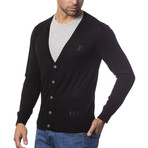 Marcell Cardigan // Black (XL)