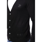 Marcell Cardigan // Black (XL)