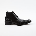 Lace-Up Leather Ankle Boot // Black (US: 8)