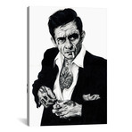 Johnny Cash // Inked Ikons (26"W x 40"H x 1.5"D)