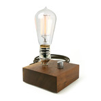 BLOCK Lamp // Black Walnut