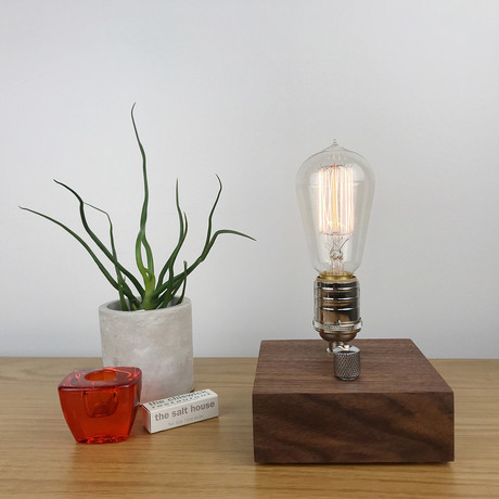 BLOCK Lamp // Black Walnut