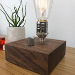 BLOCK Lamp // Black Walnut