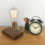 DAVY Lamp // Black Walnut (Socket: Left)