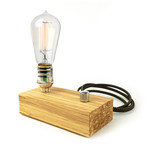 EDISON Lamp // Bamboo (Socket: Left)