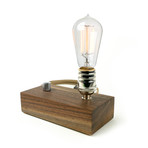 EDISON Lamp // Black Walnut (Socket: Left)