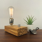 EDISON Lamp // Bamboo (Socket: Left)