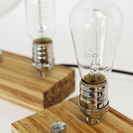 EDISON Lamp // Bamboo (Socket: Left)