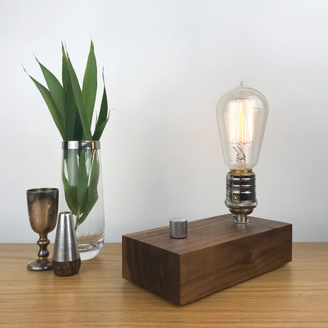 EDISON Lamp // Black Walnut (Socket: Left)