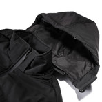 Men Padded Jacket // Black (Large)