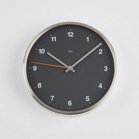 Helio Stainless Steel Wall Clock