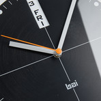 Timemaster Aluminum Wall Clock Day + Date