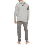 Dario Full Zip + Long Pants // Gray Melange (2XL)