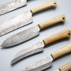 6-Piece Damascus Chef Knife-Set // CKS-001