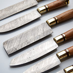 6-Piece Damascus Chef Knife-Set // CKS-003