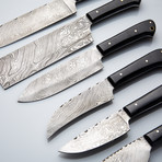 6-Piece Damascus Chef Knife-Set // CKS-004