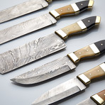 6-Piece Damascus Chef Knife-Set // CKS-006