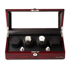 Collector 4 Watch Winder // Rosewood Finish
