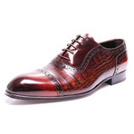 Cap Toe Luxury // Tobacco Crocodile (Euro: 41)