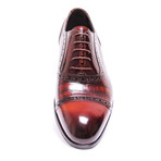 Cap Toe Luxury // Tobacco Crocodile (Euro: 41)