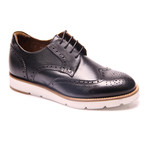 Bruno Wing Cap Dress Shoes // Black Antique (Euro: 42)