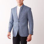 Bella Vita // Slim Fit Tweed Suit // Light Blue (US: 38S)