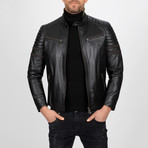 Moto Leather Jacket // Black (2XL)