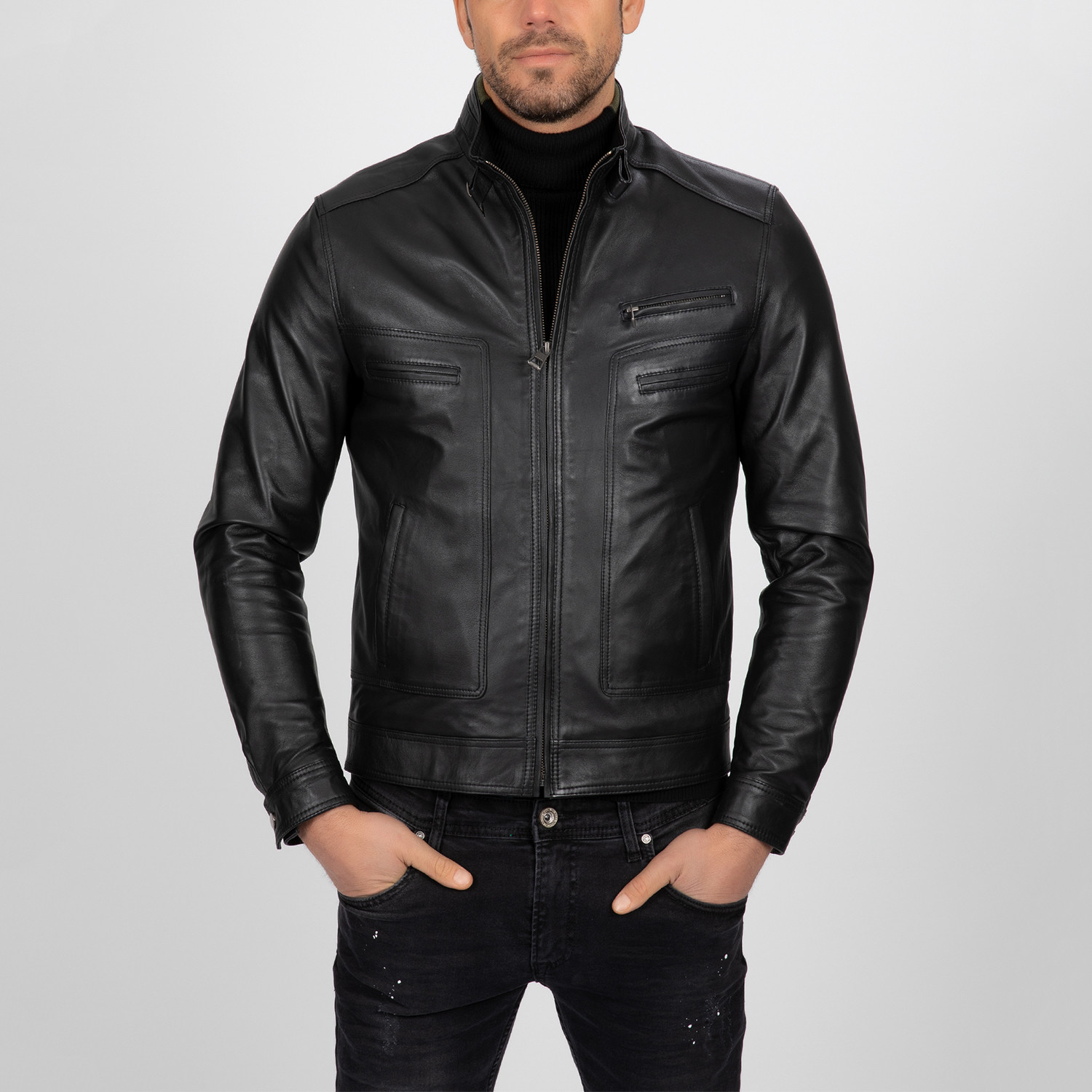 Classic Leather Jacket // Black (L) - Paul Parker // Burak & Espana ...