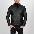 Classic Leather Jacket // Black (XL)