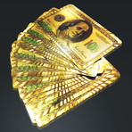 24K Gold Plated Playing Cards// $100 USD (1 Deck + Single Box)