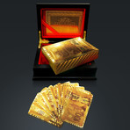 24K Gold Plated Playing Cards // $100 CAD (1 Deck + Single Box)