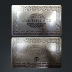Platinum Plated Playings Cards // €500 (1 Deck + Single Box)