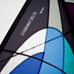 Stowaway Delta Line Kite + 2 Wingtip Tails // Ice