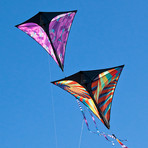 Stowaway Diamond Single Line Kite // Purple Haze