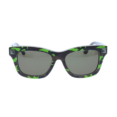 Unisex V670SC Sunglasses // Fluorescent Green + Army Green
