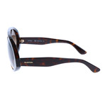 Valentino // V708S Sunglasses // Dark Havana