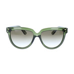 Women's V724S Sunglasses // Transparent Green
