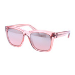 Valentino // V725S Sunglasses // Transparent Coral
