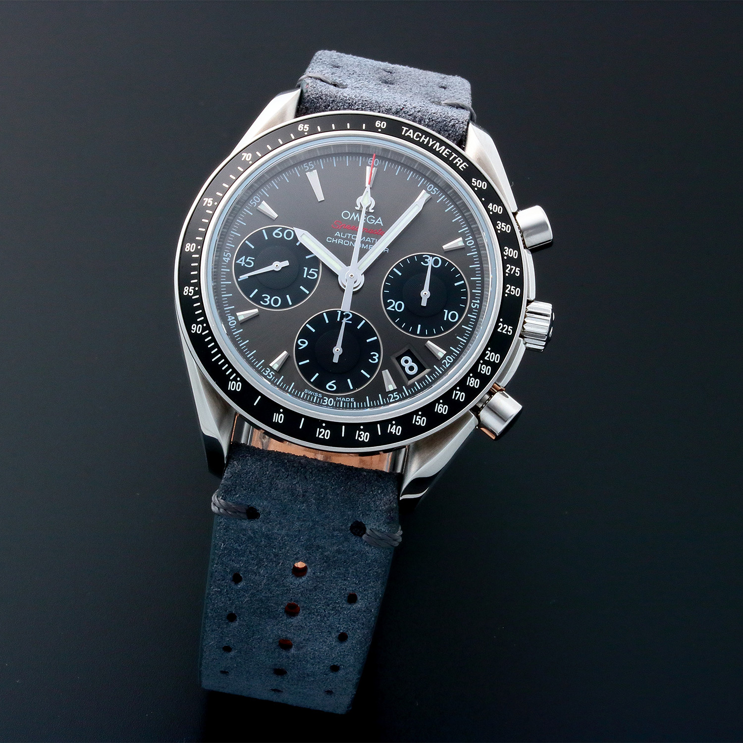 Omega Speedmaster Date Chronograph Automatic // 32334 // Pre-Owned ...