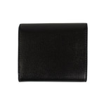 Bally // Calf Leather Bi-fold Snap Wallet // Black