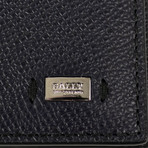Bally // Calf Leather Bovine Wallet // Navy Blue