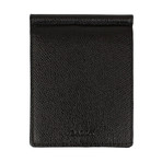 Bally // Bodolo Calf Leather Bi-fold Card Wallet // Black