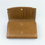 Cartier // Marcello Zipped Compact Wallet // Brown Tobacco