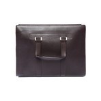 Cartier // Pasha Document Holder Bag Briefcase // Chocolate Brown