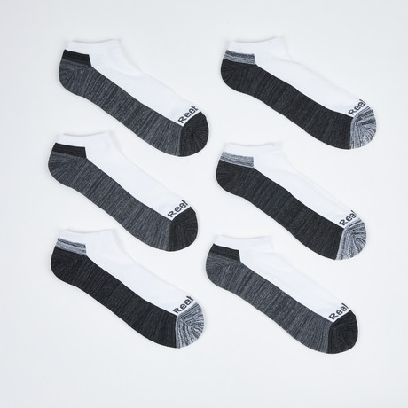 Colton Low Cut Socks // 6-Pack // White