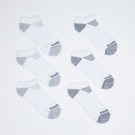 Gabriel Low Cut Socks // 6-Pack // White