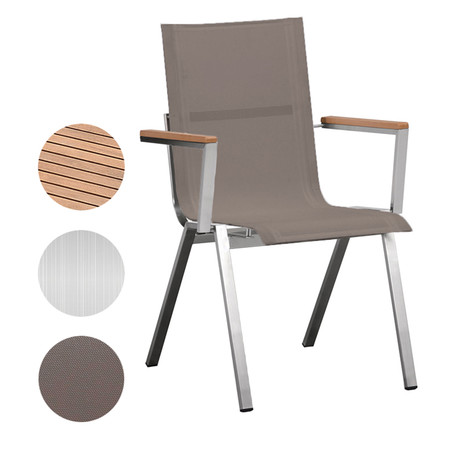 Amalfi Dining Arm Chairs // 4 Chair Set
