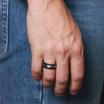 Titanium and Carbon Cable Ring (10)