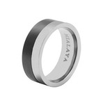 Titanium and Carbon Band Ring (9)