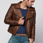 Julius Leather Jacket // Antique Brown (XS)